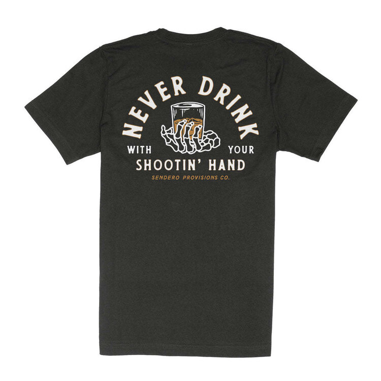 Sendero Sendero Shootin' Hand T-Shirt (Mens) | Black