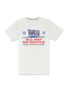 Sendero Sendero All Hat No Cattle T-Shirt (Mens) | Vintage White