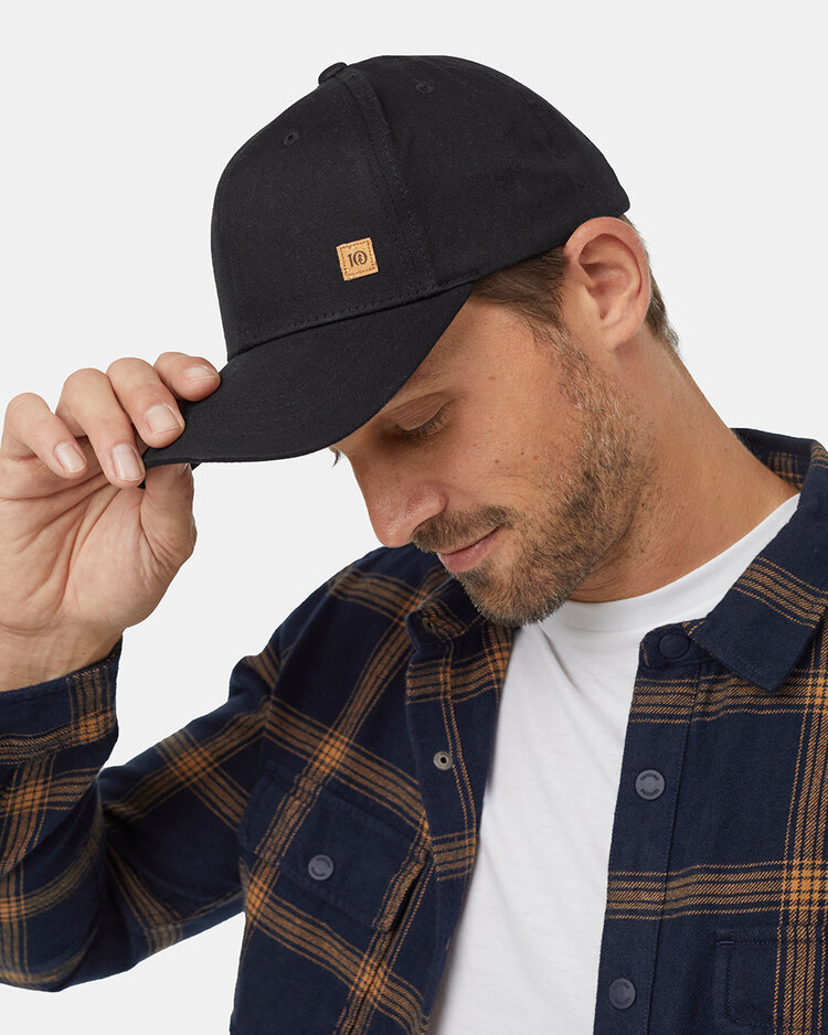 Tentree Tentree Cork Icon Elevation Hat (Unisex) | Meteorite Black