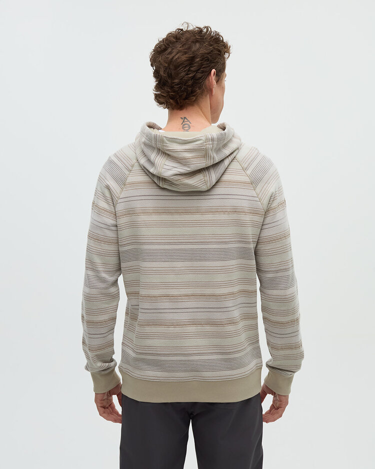 Tentree Tentree Woodrow Hoodie (Mens) | Sand Stone Multi Stripe