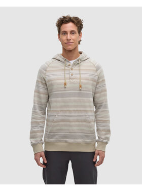 Tentree Tentree Woodrow Hoodie (Mens) | Sand Stone Multi Stripe
