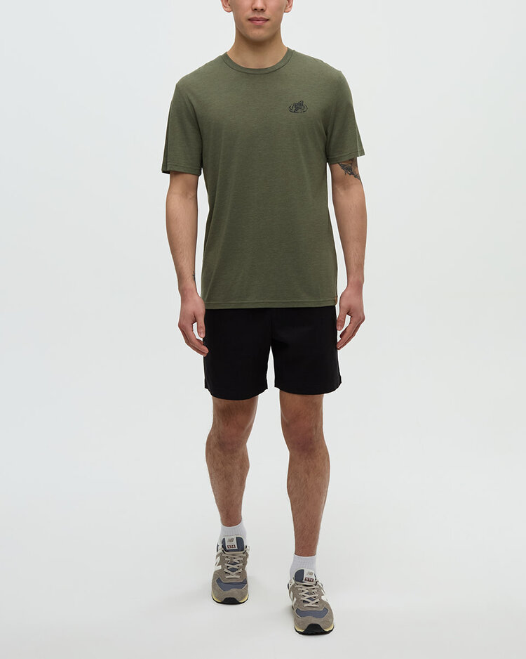 Tentree Tentree Have You Seen Hifloatie Tee (Mens) | Deep Olive/Blue