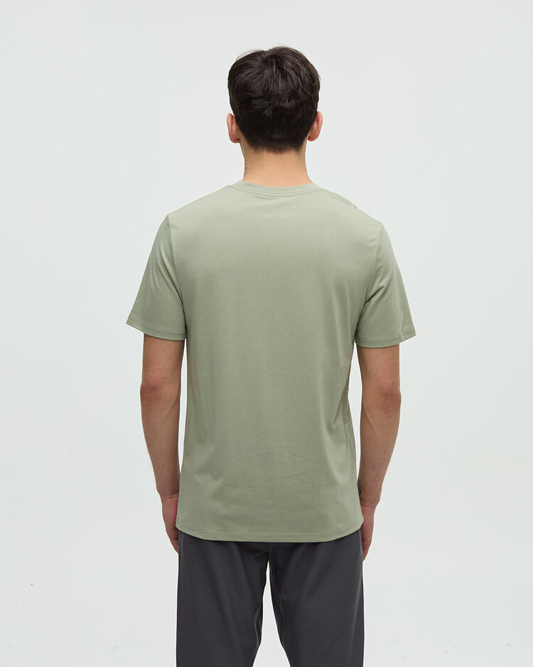 Tentree Tentree Retro Treeline Tee (Mens) | Light Moss/Tidal Teal