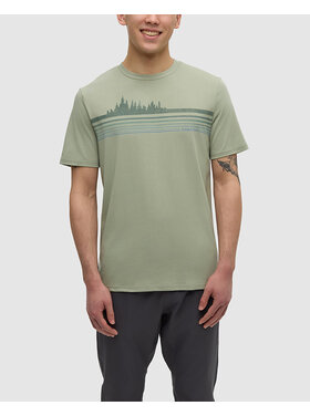 Tentree Tentree Retro Treeline Tee (Mens) | Light Moss/Tidal Teal