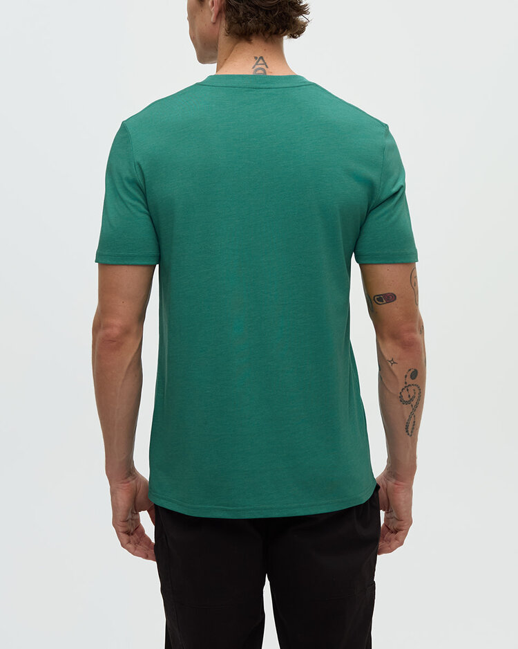 Tentree Tentree Sasquatch Tee (Mens) | Tidal Teal Htr/Adirondack