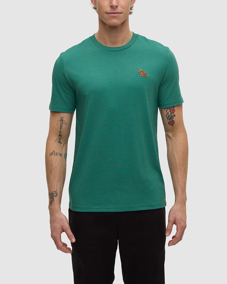 Tentree Tentree Sasquatch Tee (Mens) | Tidal Teal Htr/Adirondack