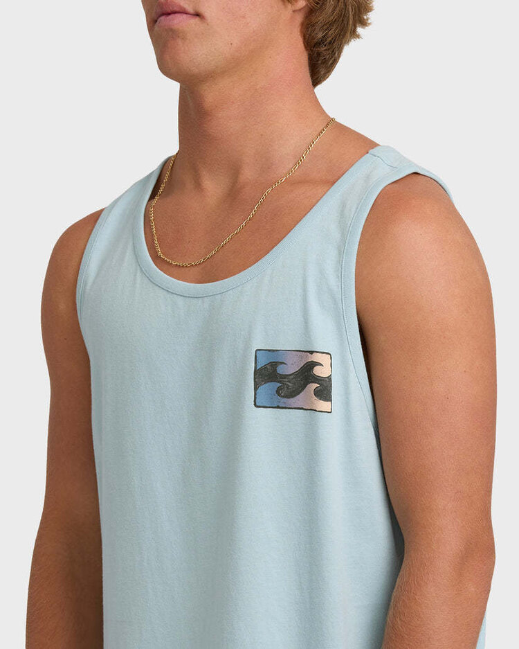 Billabong Billabong Crayon Wave Tk (Mens) | Dusty Blue