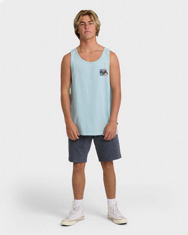 Billabong Billabong Crayon Wave Tk (Mens) | Dusty Blue