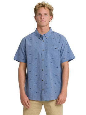 Billabong Billabong All Day Jacquard Ss (Mens) | Vintage Blue