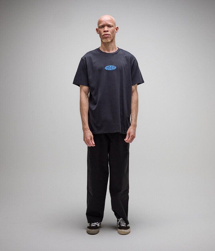 Former Former Slack T-Shirt (Mens) | Washed Black