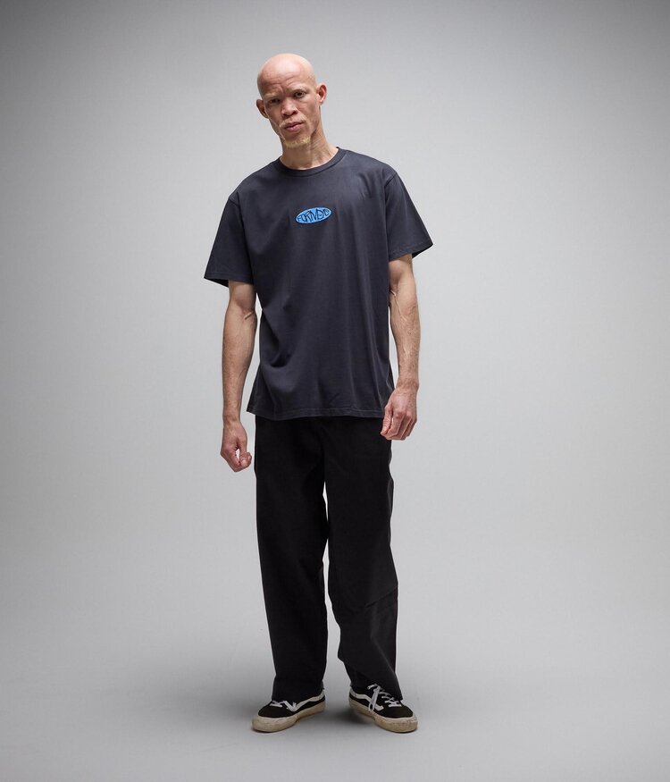 Former Former Slack T-Shirt (Mens) | Washed Black