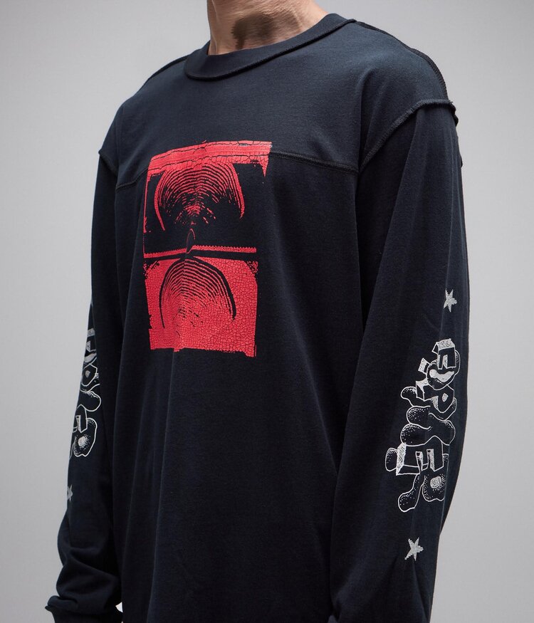 Former Former Immerse Ls T-Shirt (Mens) | Black