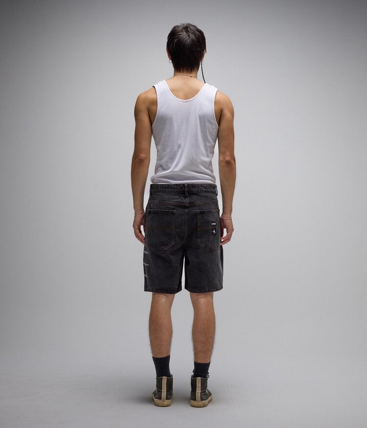 Former Former Dion Denim Walkshort (Mens) | Washed Black