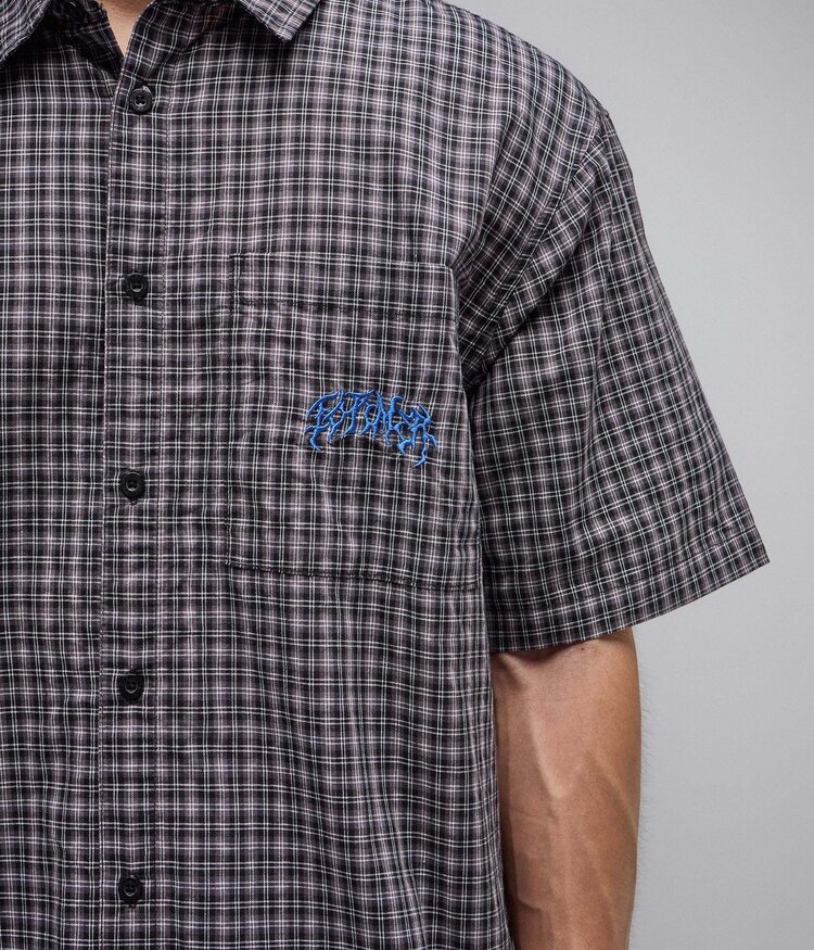 Former Former Vivian Check Ss Shirt (Mens) | Worn Black