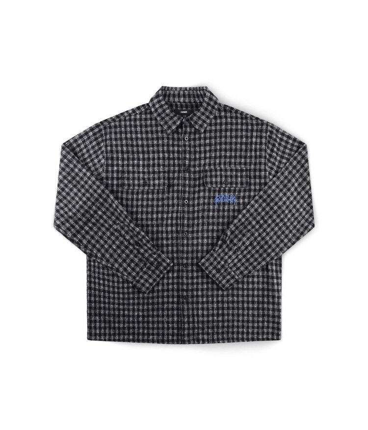 Former Former Vivian Flannel Ls Shirt (Mens) | Worn Black