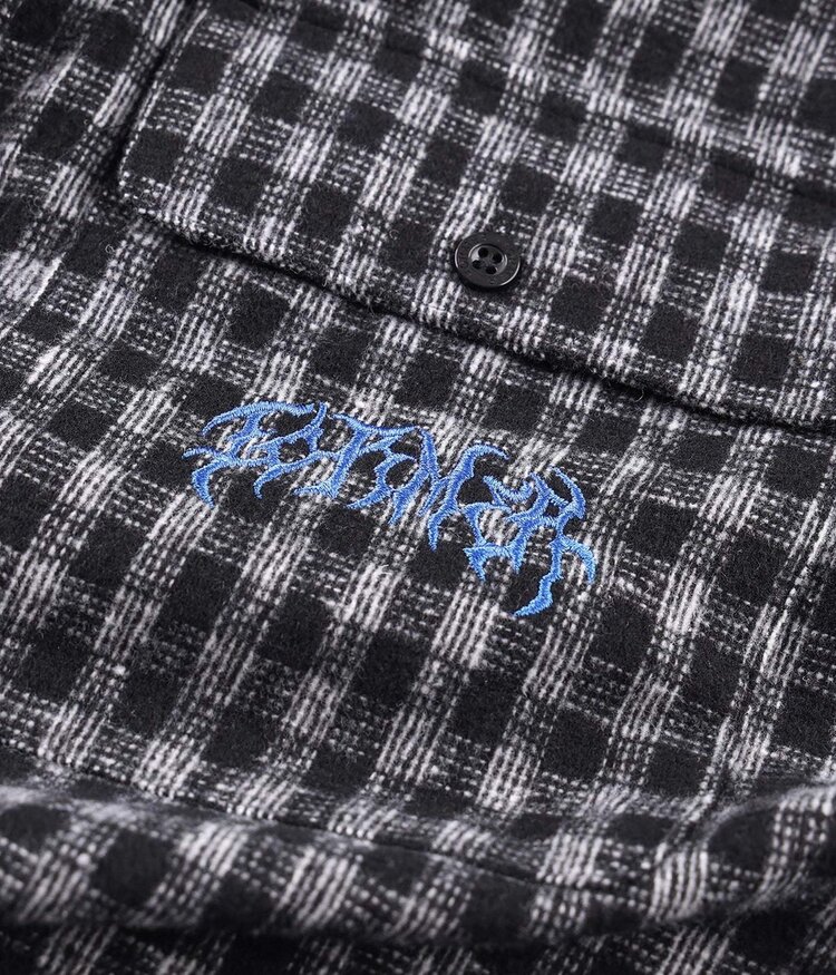 Former Former Vivian Flannel Ls Shirt (Mens) | Worn Black