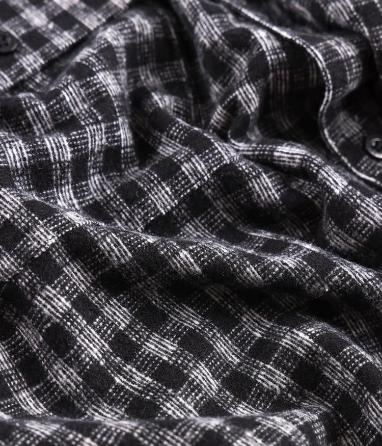 Former Former Vivian Flannel Ls Shirt (Mens) | Worn Black
