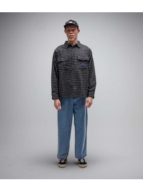 Former Former Vivian Flannel Ls Shirt (Mens) | Worn Black
