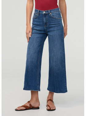 DUER Duer Perf Denim+ High Rise Wide Leg Crop (Womens) | Swell