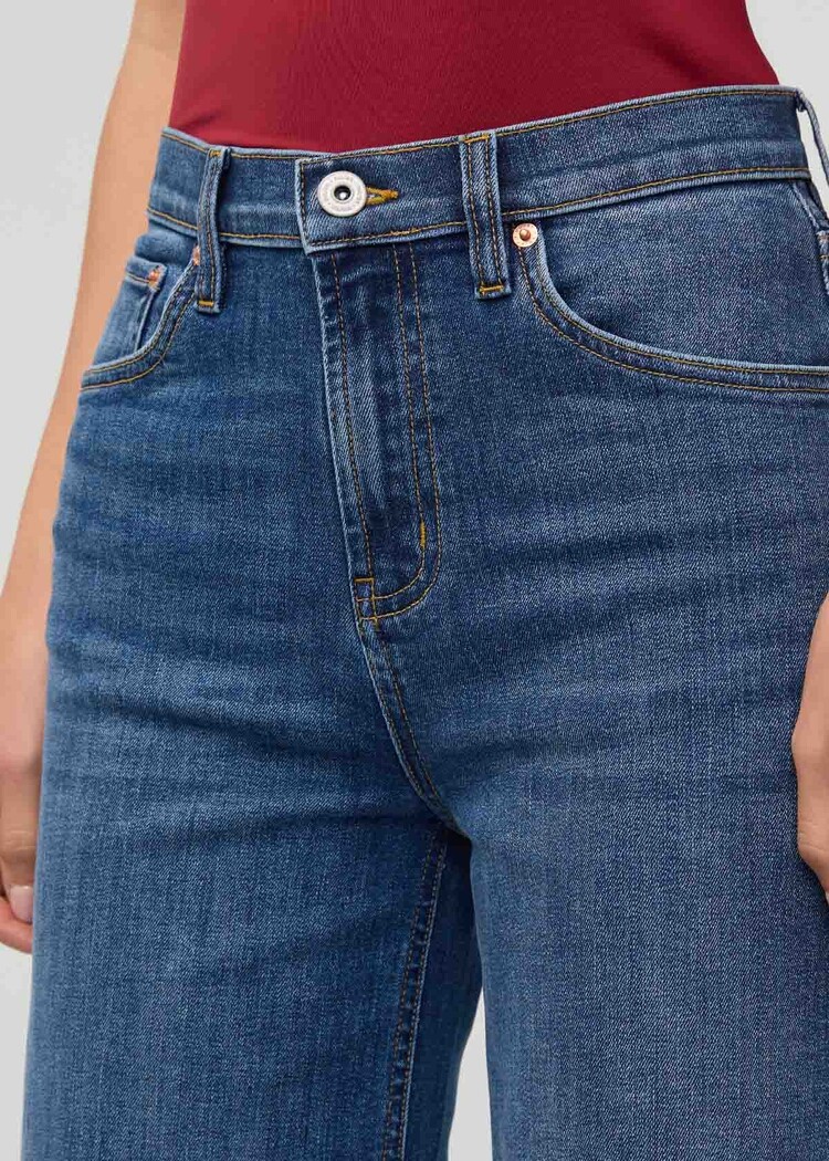 DUER Duer Perf Denim+ High Rise Wide Leg Crop (Womens) | Swell