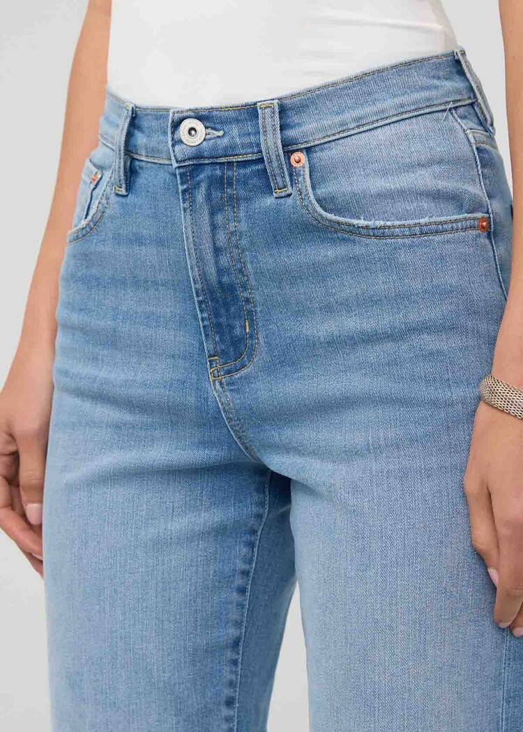 DUER Duer Perf Denim+ High Rise Straight (Womens) | Current