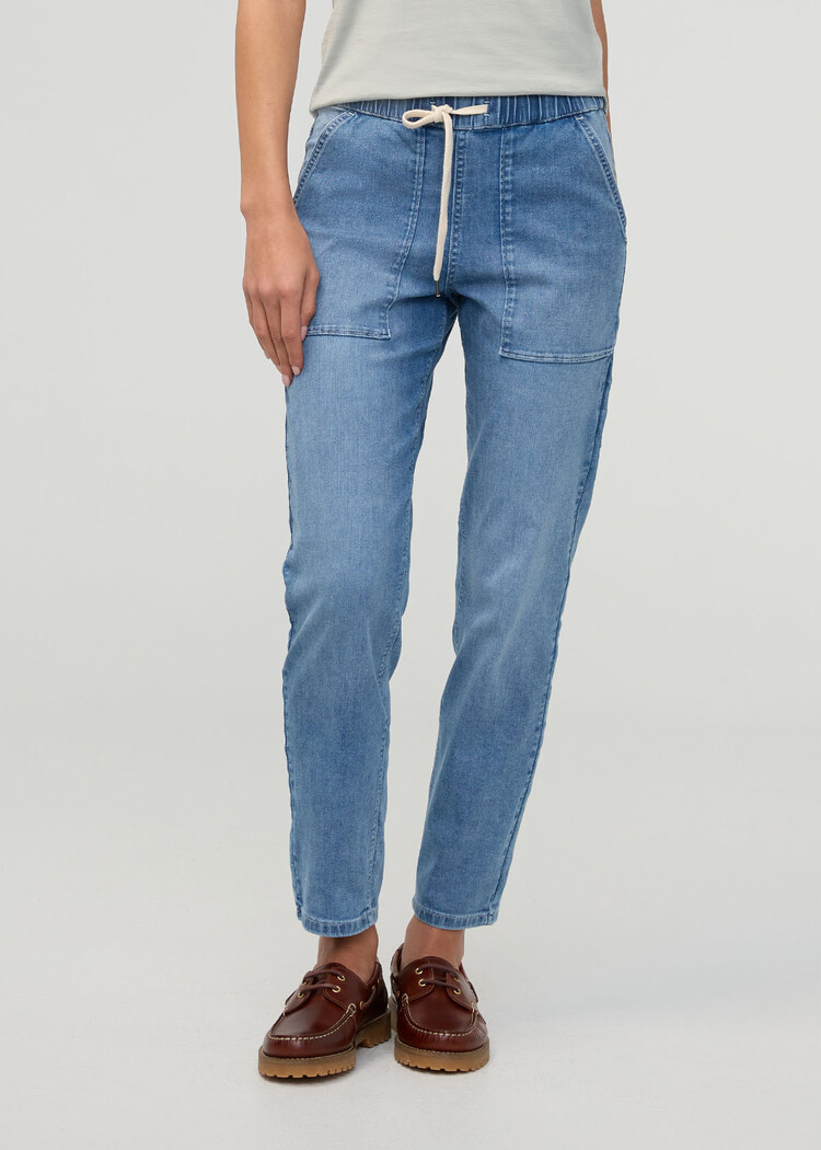 DUER Duer Perf Denim Lite Harbour Pant 27" (Womens) | Light Stone
