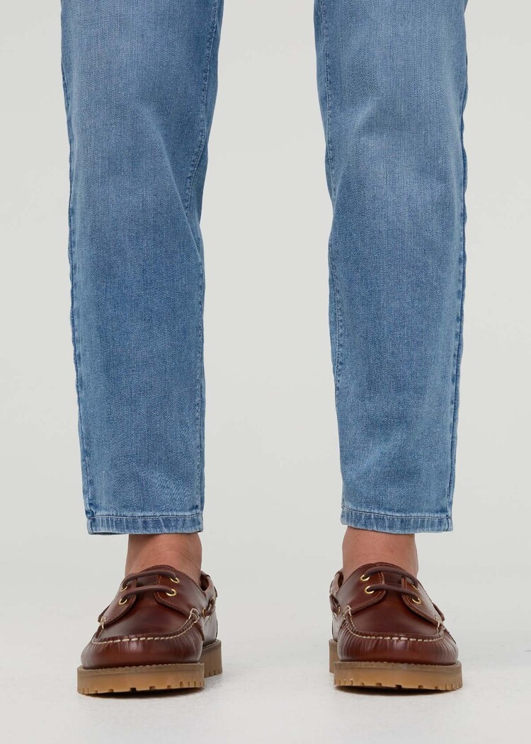 DUER Duer Perf Denim Lite Harbour Pant 27" (Womens) | Light Stone