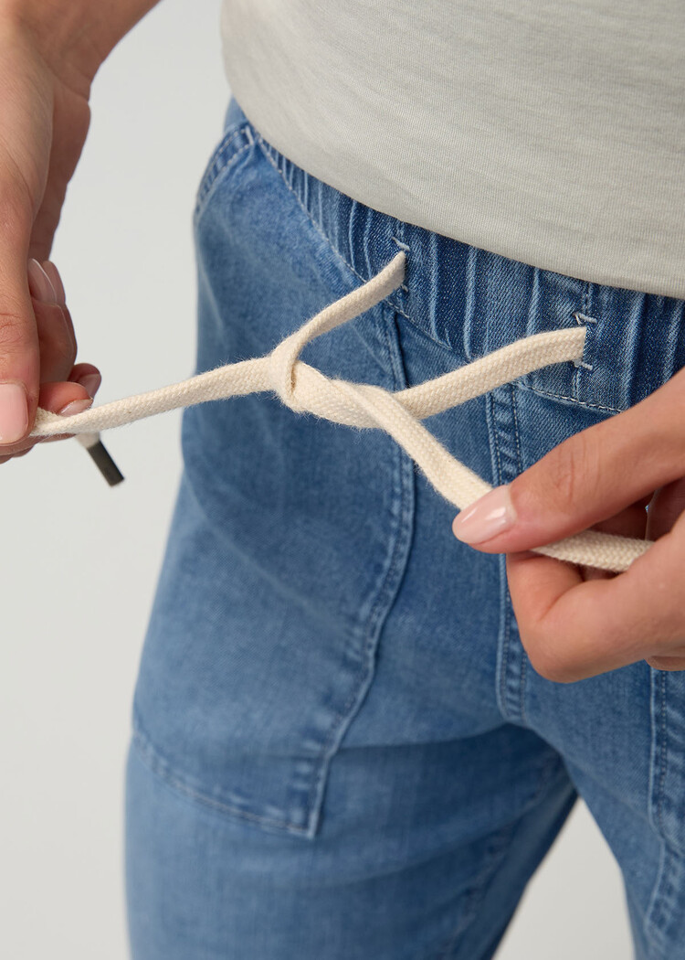 DUER Duer Perf Denim Lite Harbour Pant 27" (Womens) | Light Stone