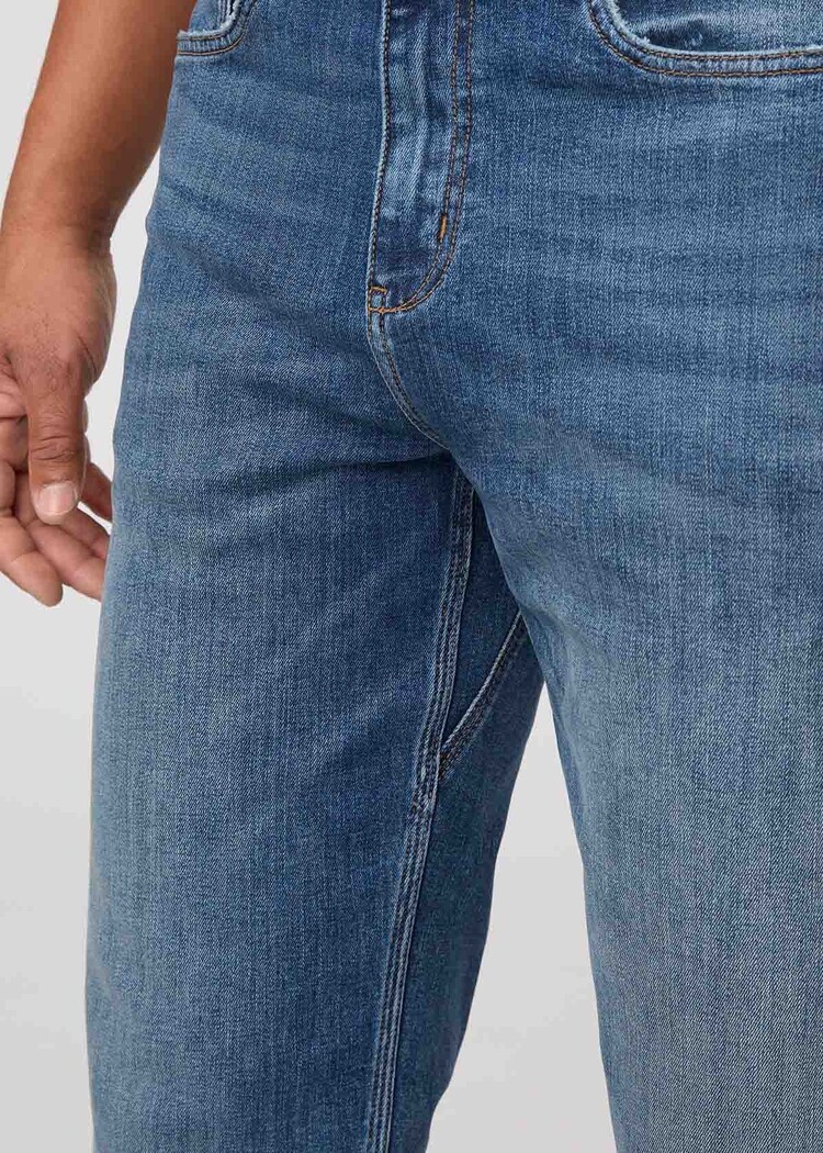 DUER Duer Perf Denim+ Relaxed Straight (Mens) | Dust Storm Indigo