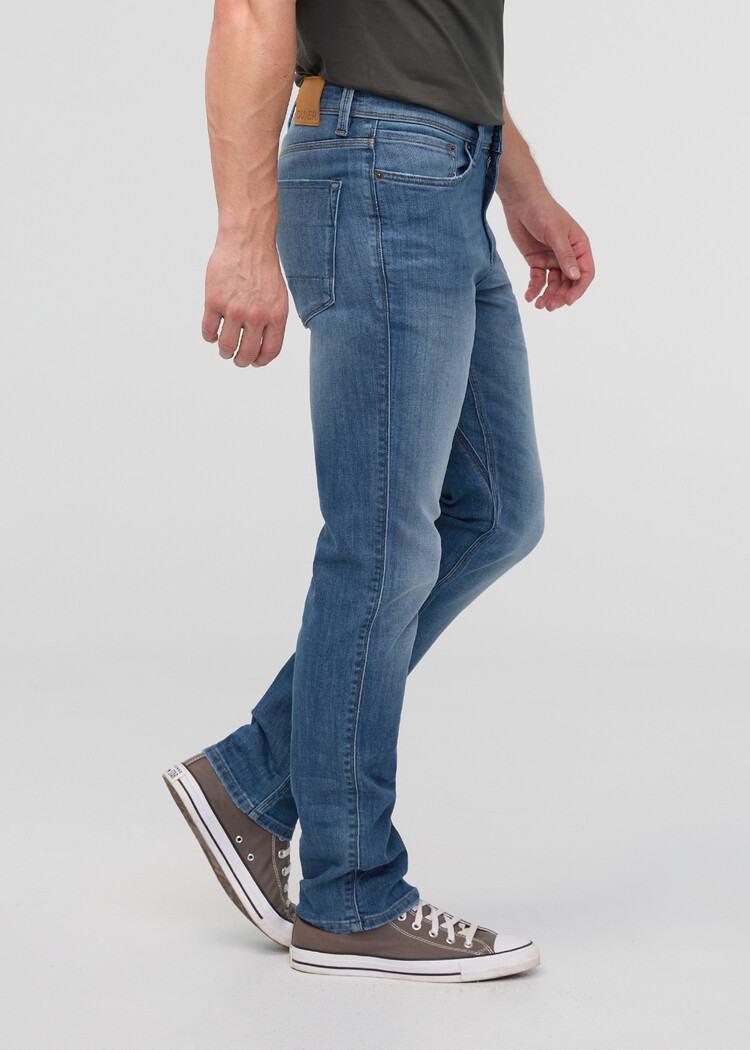 DUER Duer Perf Denim Slim Straight (Mens) | Vintage Cascade