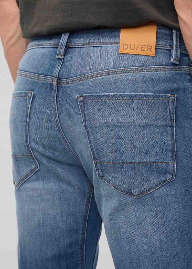 DUER Duer Perf Denim Slim Straight (Mens) | Vintage Cascade