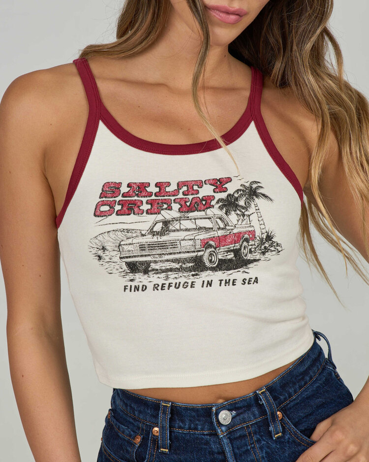 Salty Crew Salty Crew Truck Stop Tank (Womens) | Off White