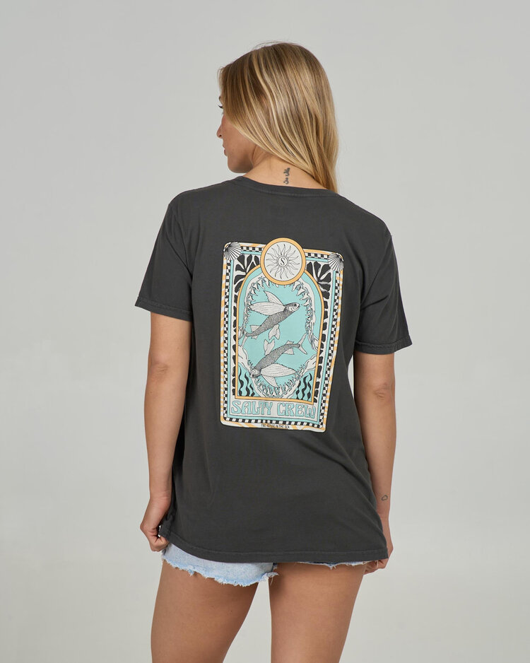 Salty Crew Salty Crew Zodiac B.F. Tee (Womens) | Charcoal