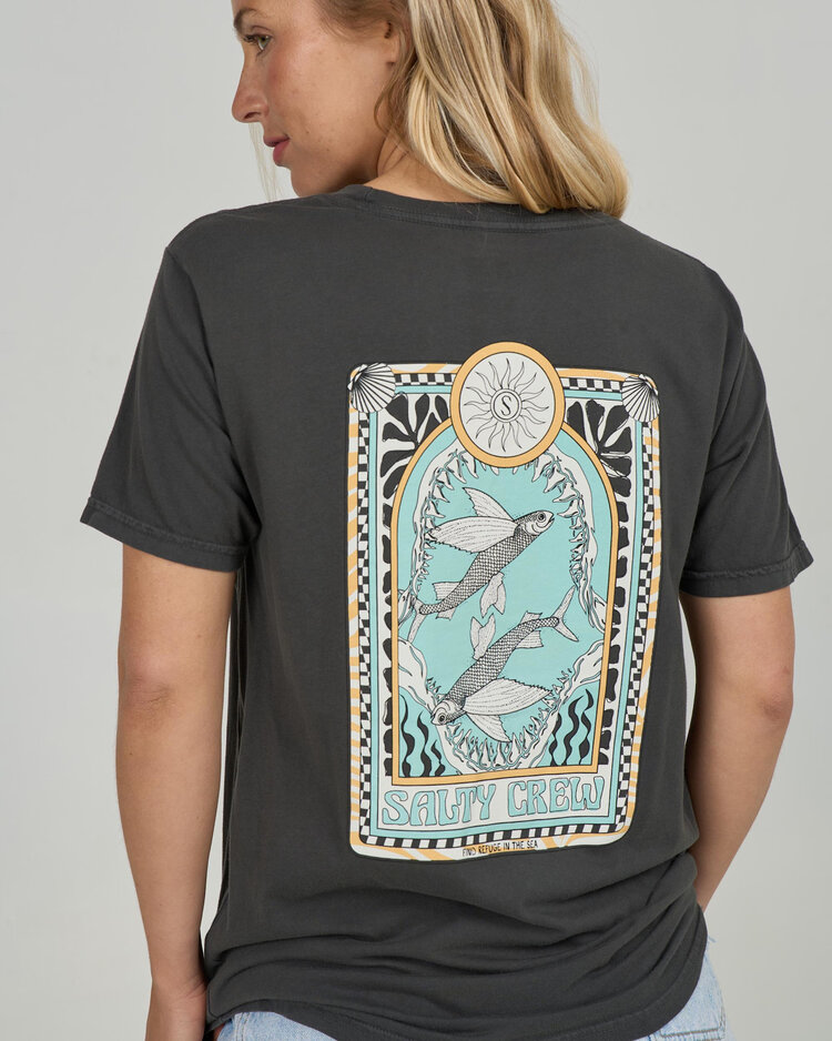 Salty Crew Salty Crew Zodiac B.F. Tee (Womens) | Charcoal