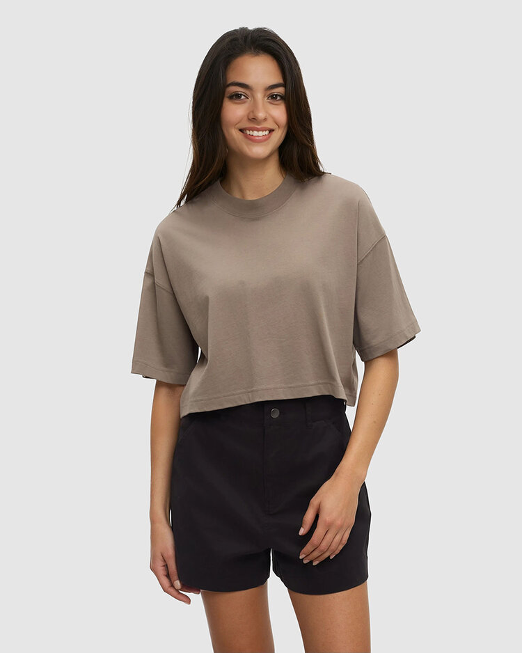 Tentree Tentree Laurelwood Crop T-Shirt (Womens) | Clay