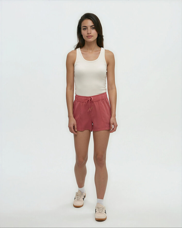 Tentree Tentree Tencel Instow Short (Womens) | Rosewood