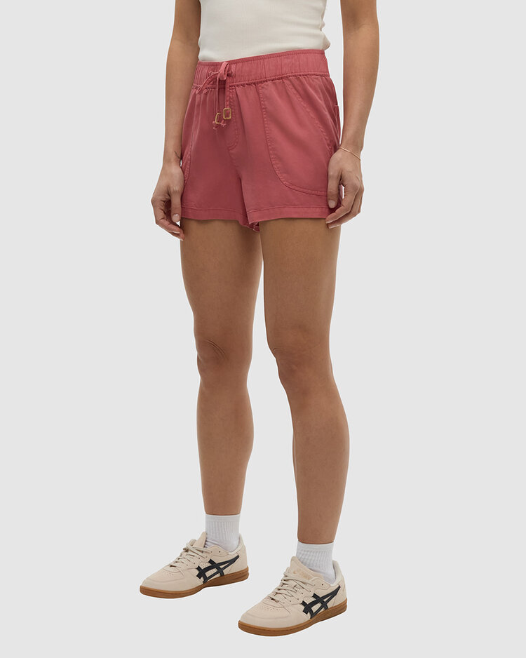 Tentree Tentree Tencel Instow Short (Womens) | Rosewood