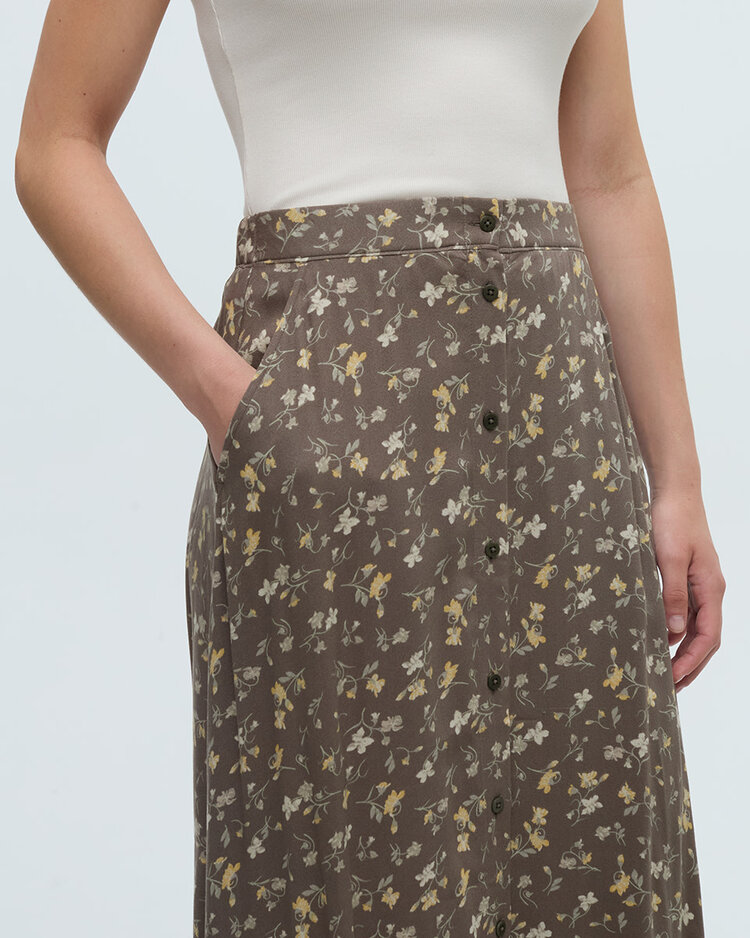 Tentree Tentree Ashland Skirt (Womens) | Timber/Scattered Floral