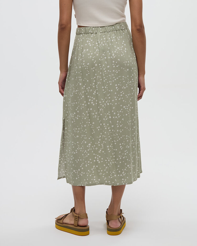 Tentree Tentree Yaletown Skirt (Womens) | Light Moss/Bloom Floral