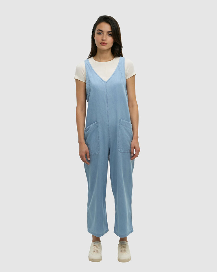Tentree Tentree Nova Overall (Womens) | Light Wash