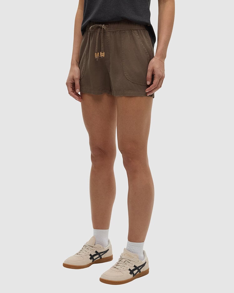 Tentree Tentree Tencel Instow Short (Womens) | Timber