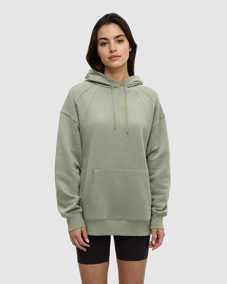 Tentree Tentree Bluffs Hoodie (Womens) | Light Moss