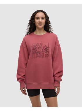 Tentree Tentree Plant Club Relaxed Crew (Womens) | Rosewood/Graphite