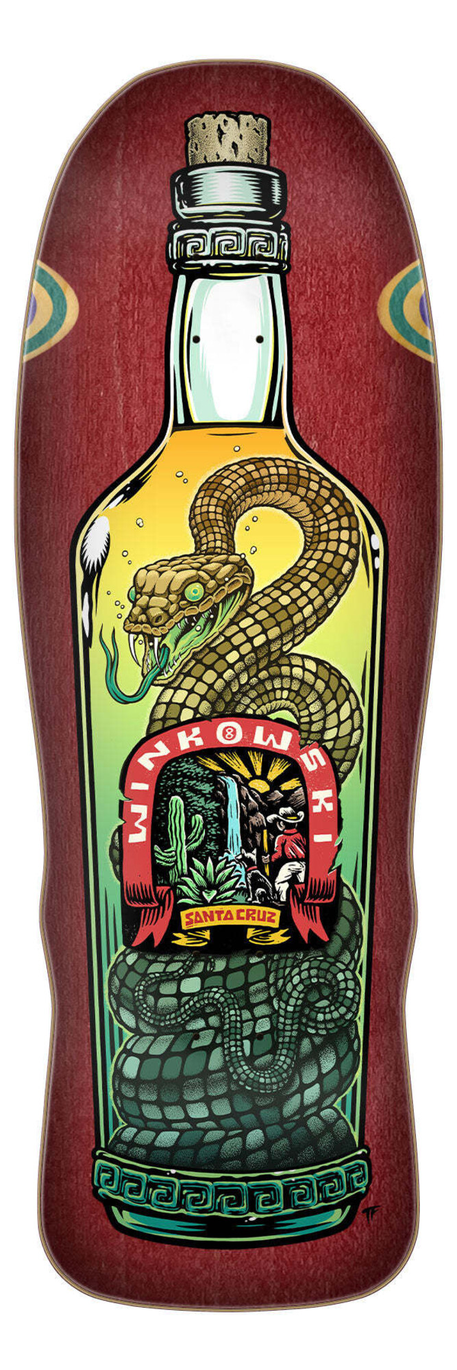 Santa Cruz Santa Cruz Winkowski Pro Shaped Deck | Agave Snake