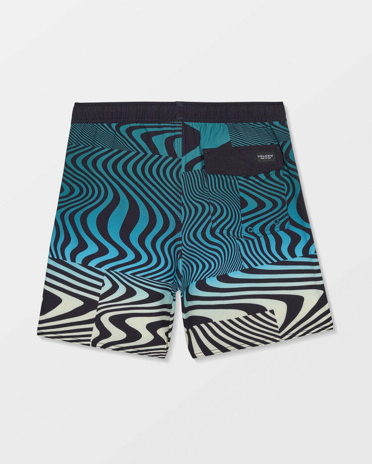 Volcom Volcom Lido Print Trunk (Youth) | Rifle Green