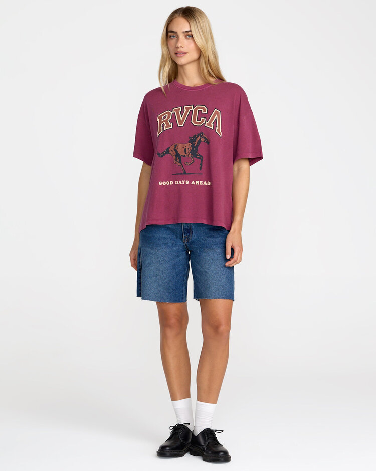 RVCA Rvca Move On Bf Tee (Womens) | Mulberry