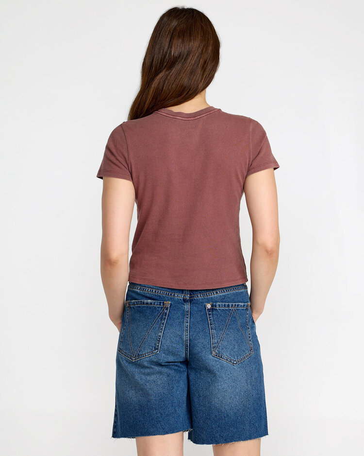 RVCA Rvca Forever Tee (Womens) | Terra Brown
