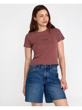 RVCA Rvca Forever Tee (Womens) | Terra Brown