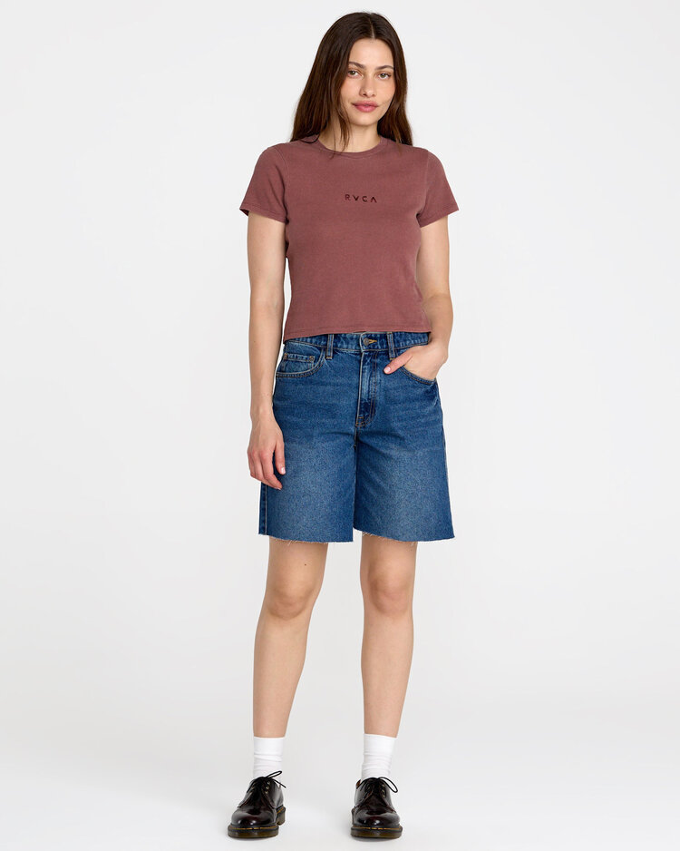 RVCA Rvca Forever Tee (Womens) | Terra Brown