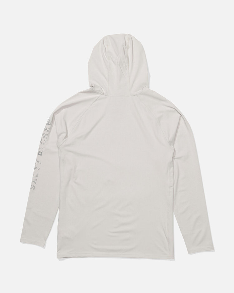 Salty Crew Salty Crew Apex Perforated Sunshirt (Mens) | Light Grey